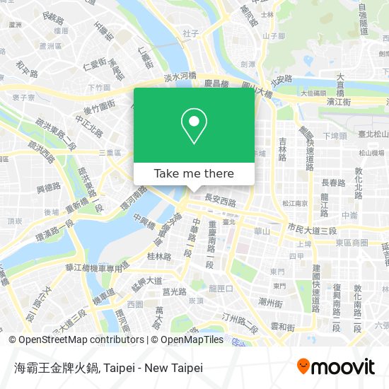 海霸王金牌火鍋 map
