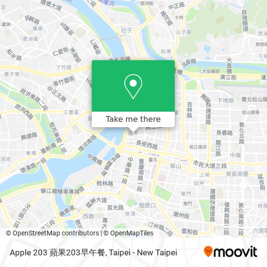 Apple 203 蘋果203早午餐地圖