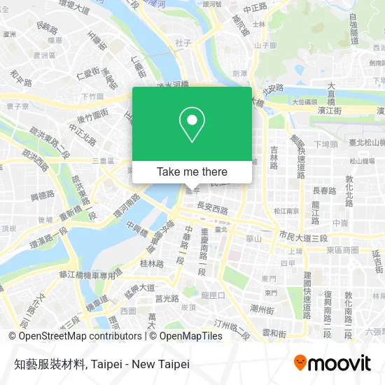 知藝服裝材料 map