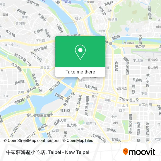 牛家莊海產小吃店地圖