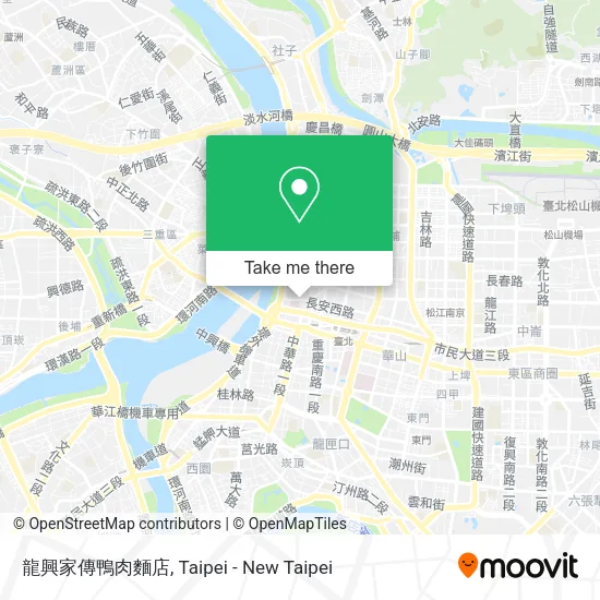 龍興家傳鴨肉麵店 map