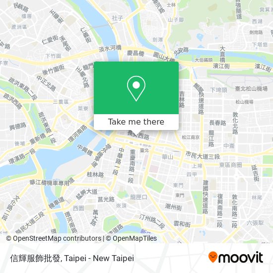 信輝服飾批發 map