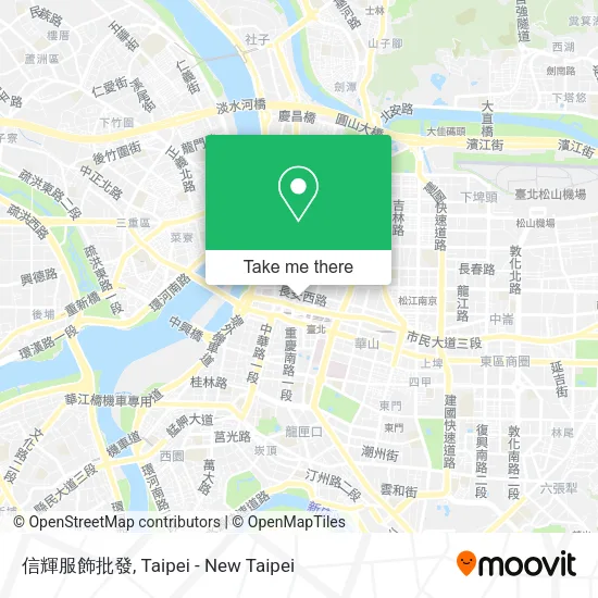 信輝服飾批發地圖
