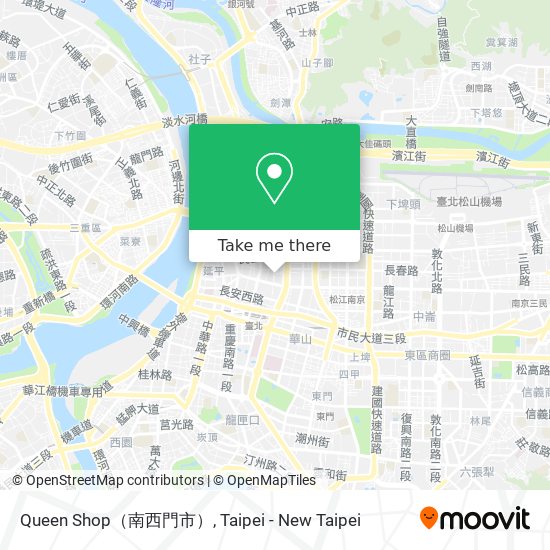 Queen Shop（南西門市） map