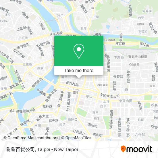 裊裊百貨公司地圖