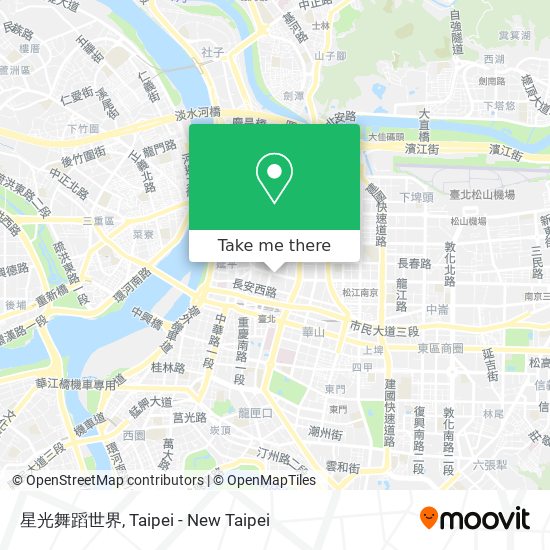 星光舞蹈世界地圖