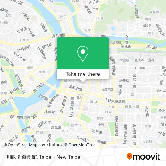 川畝園麵食館 map