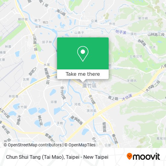 Chun Shui Tang (Tai Mao) map