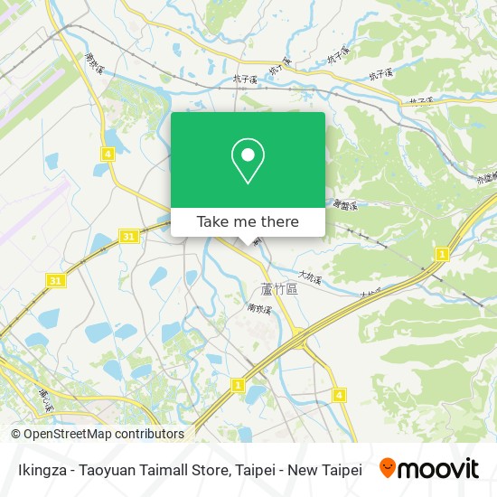 Ikingza - Taoyuan Taimall Store map