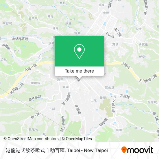港龍港式飲茶歐式自助百匯地圖