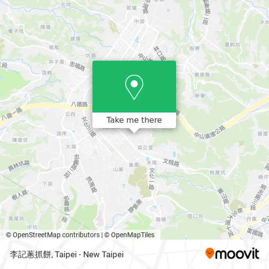 李記蔥抓餅 map