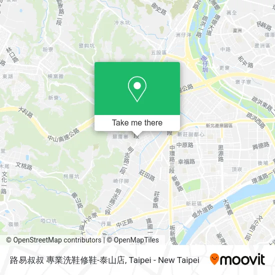 路易叔叔 專業洗鞋修鞋-泰山店地圖