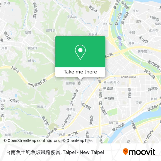 台南魚土魠魚焿鐵路便當 map