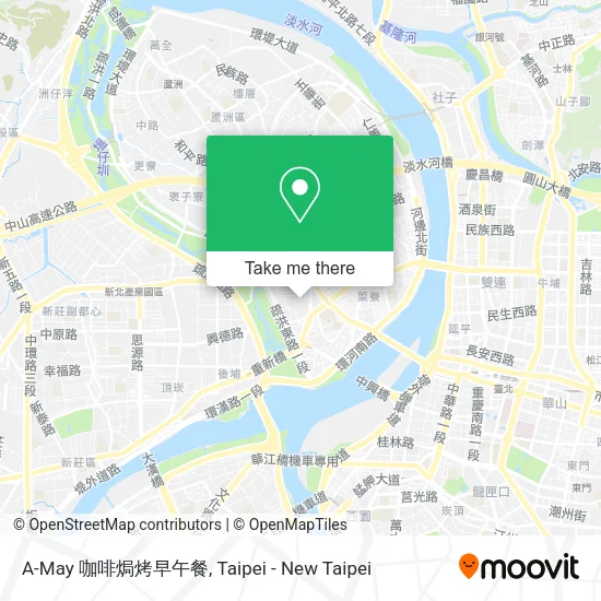 A-May 咖啡焗烤早午餐地圖