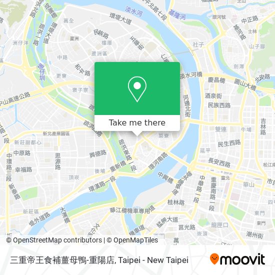 三重帝王食補薑母鴨-重陽店 map