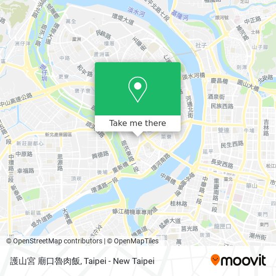 護山宮 廟口魯肉飯 map