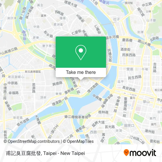 甫記臭豆腐批發地圖