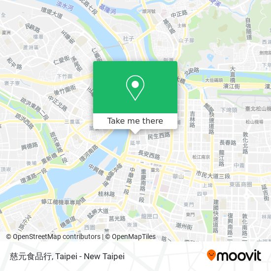 慈元食品行地圖