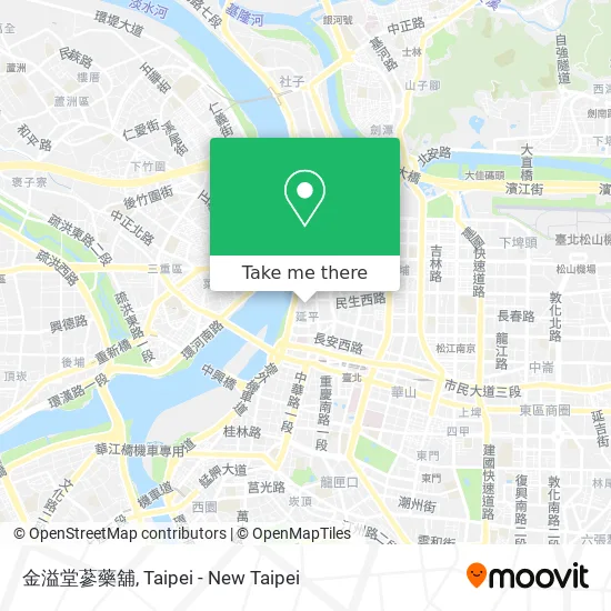 金溢堂蔘藥舖 map