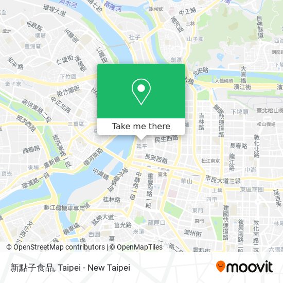 新點子食品 map