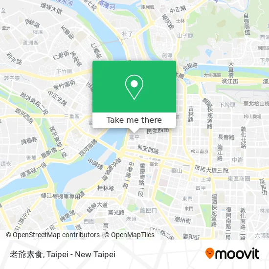 老爺素食地圖