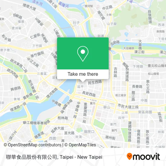 聯華食品股份有限公司地圖