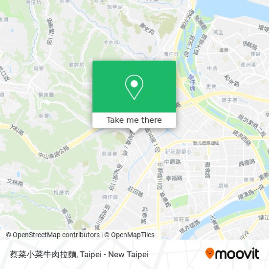 蔡菜小菜牛肉拉麵 map