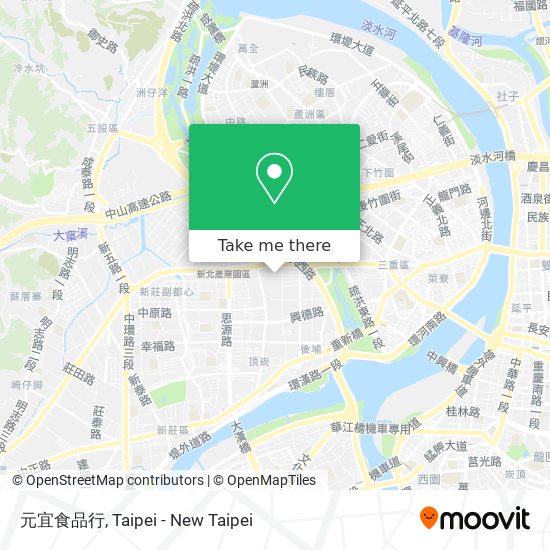 元宜食品行 map