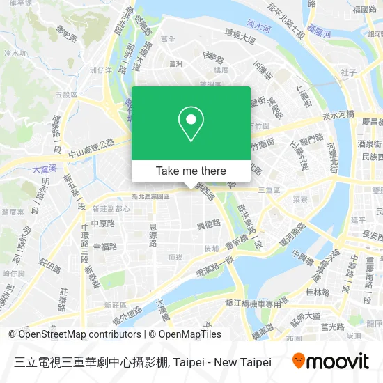 三立電視三重華劇中心攝影棚地圖