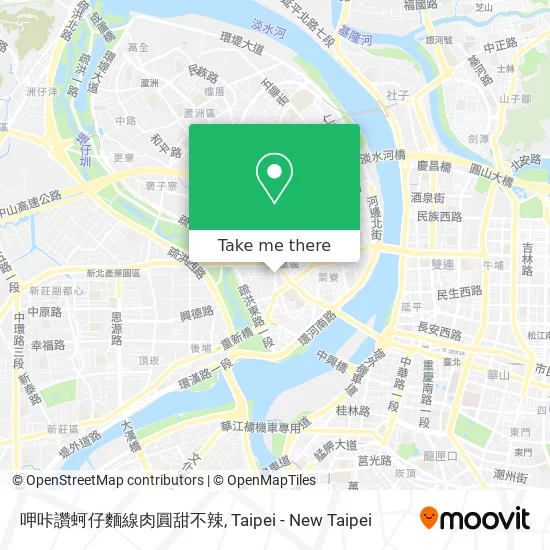呷咔讚蚵仔麵線肉圓甜不辣 map