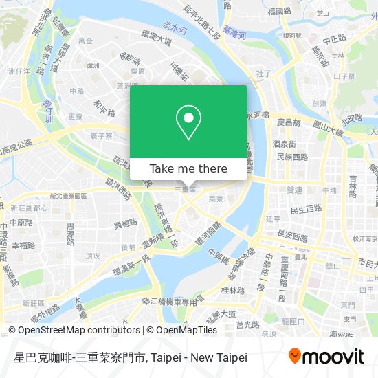 星巴克咖啡-三重菜寮門市 map