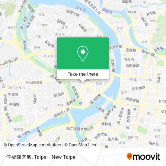 佳福雞肉飯 map