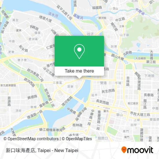 新口味海產店地圖