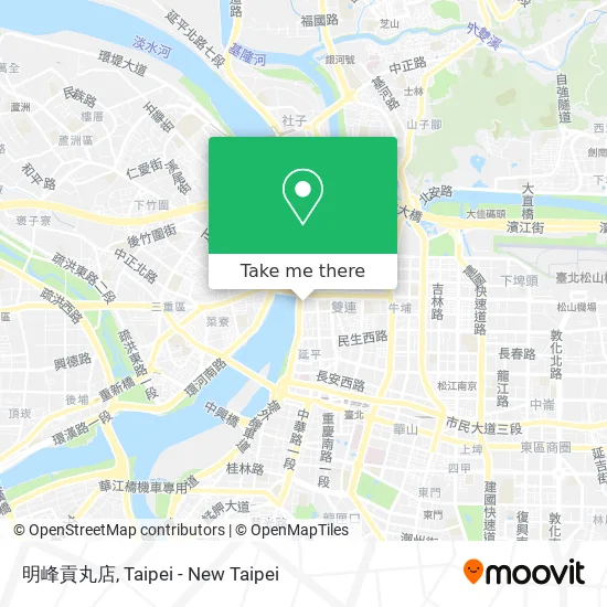 明峰貢丸店 map