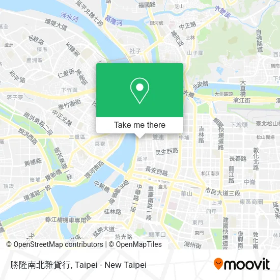 勝隆南北雜貨行地圖