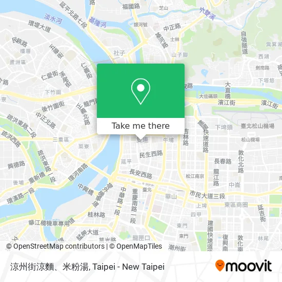 涼州街涼麵、米粉湯 map