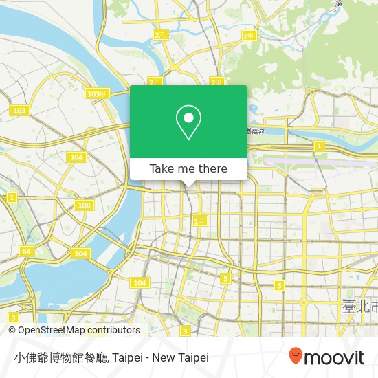 小佛爺博物館餐廳, 臺北市集英里撫順街 map