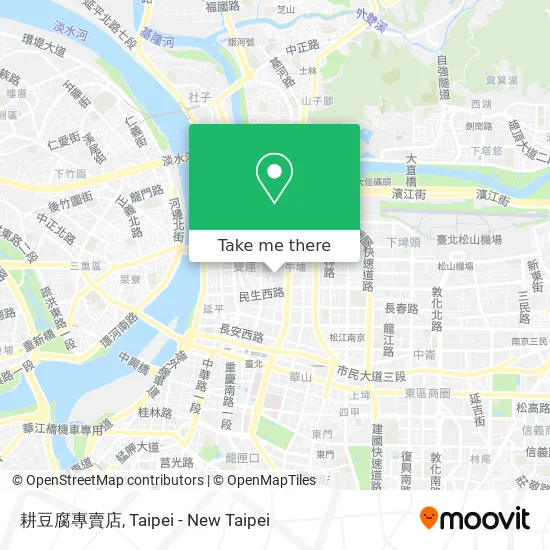 耕豆腐專賣店 map