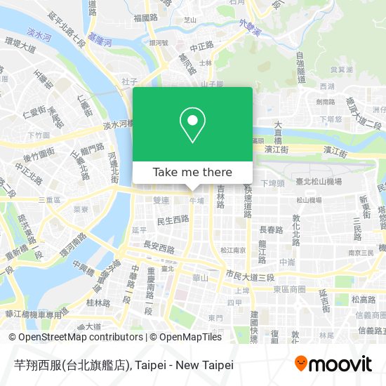 芊翔西服(台北旗艦店) map