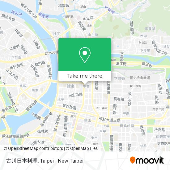 古川日本料理 map