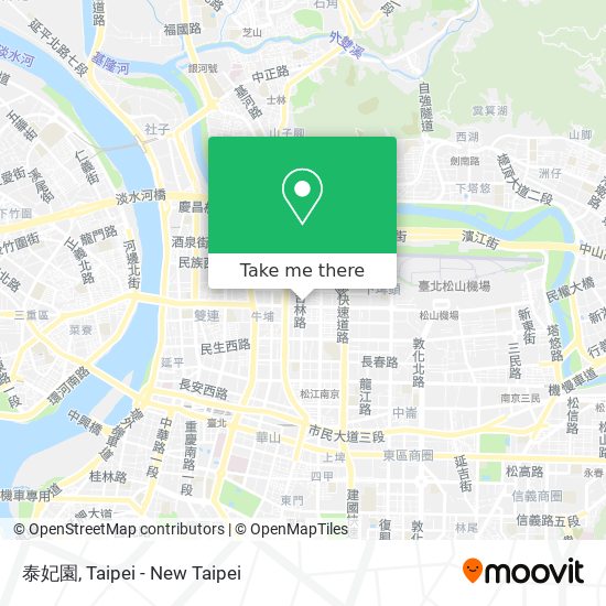 泰妃園 map