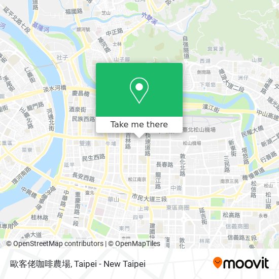 歐客佬咖啡農場地圖
