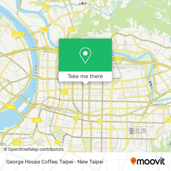 George House Coffee map