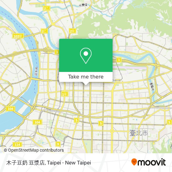 木子豆奶 豆漿店 map