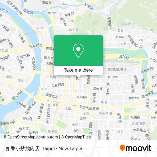 如香小炒鵝肉店 map