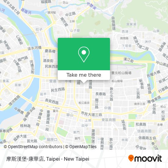 摩斯漢堡-康華店 map