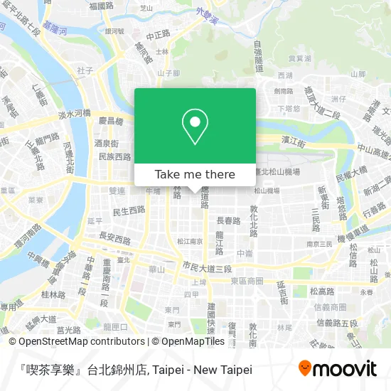 『喫茶享樂』台北錦州店 map