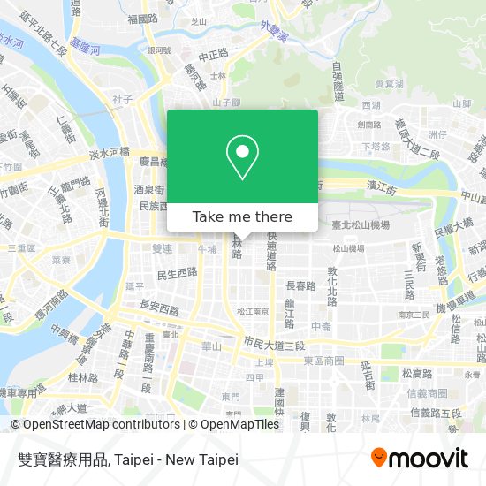 雙寶醫療用品 map