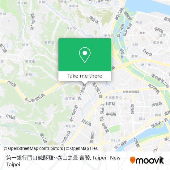 第一銀行門口鹹酥雞~泰山之最 言贊 map