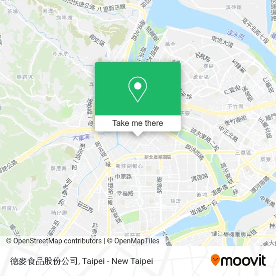 德麥食品股份公司 map